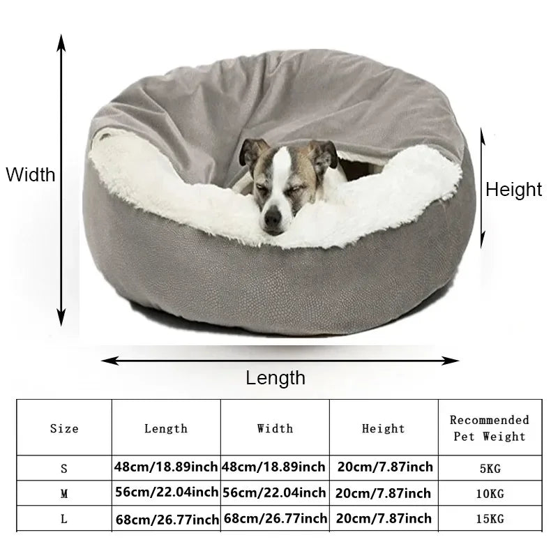 Cama Donut 4 Estaciones – Calor, Comodidad y Estilo para tu Mascota