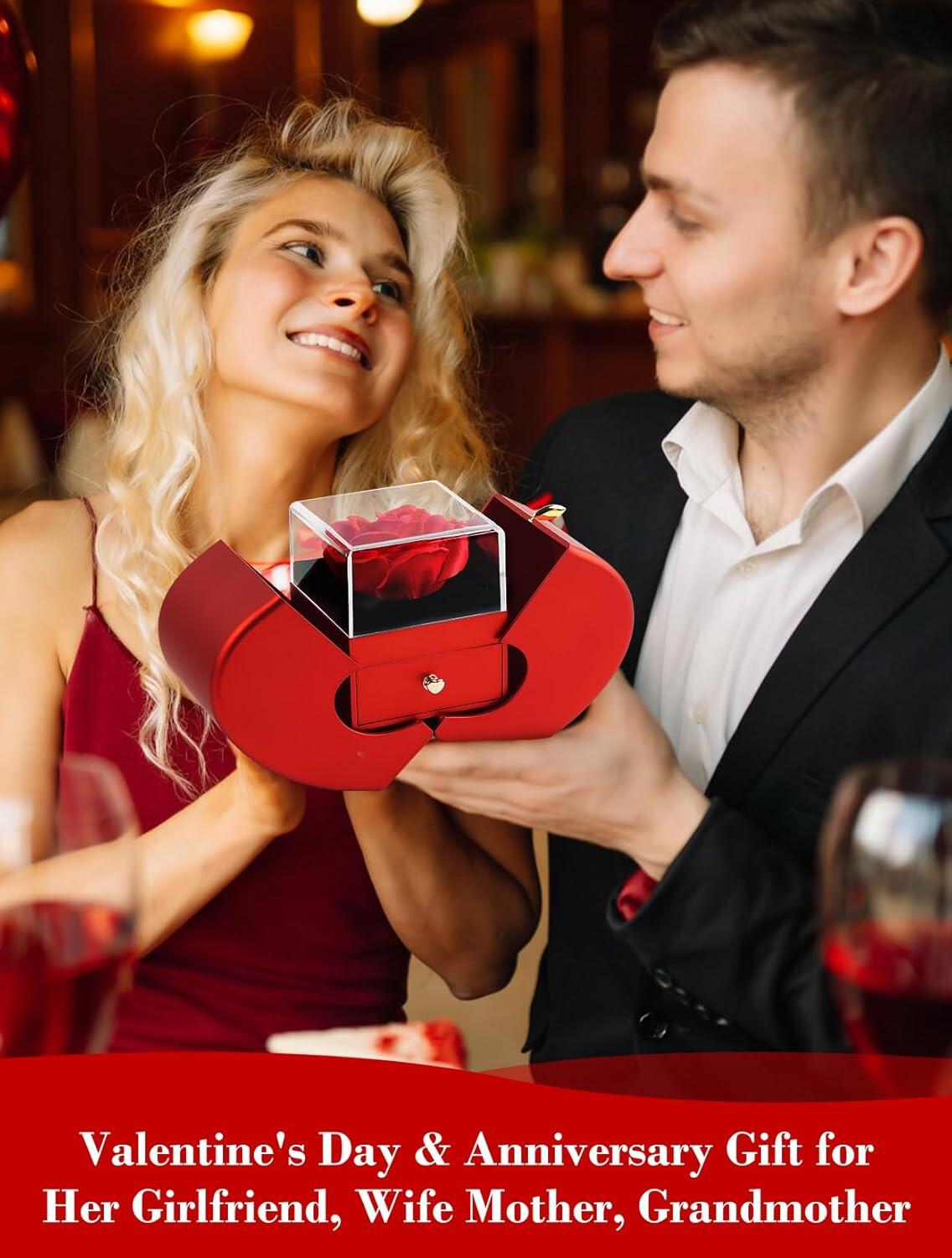 Rosa Preservada en Caja de Regalo – Amor que Dura para Siempre