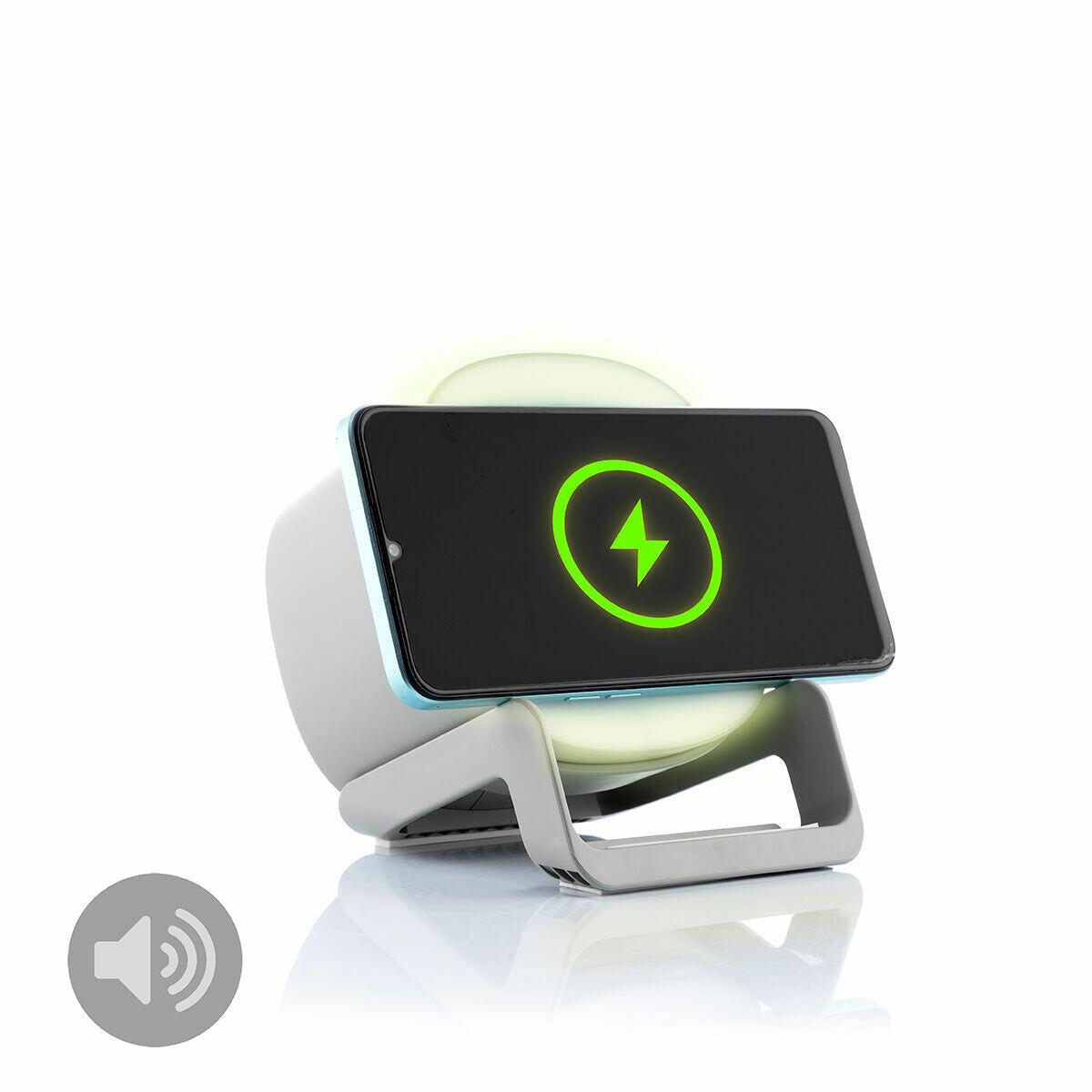 SoundCharge - Altavoz Cargador Inalámbrico con LED