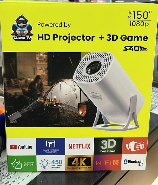 Proyector HD con Juegos - Entretenimiento Total en Gran Pantalla