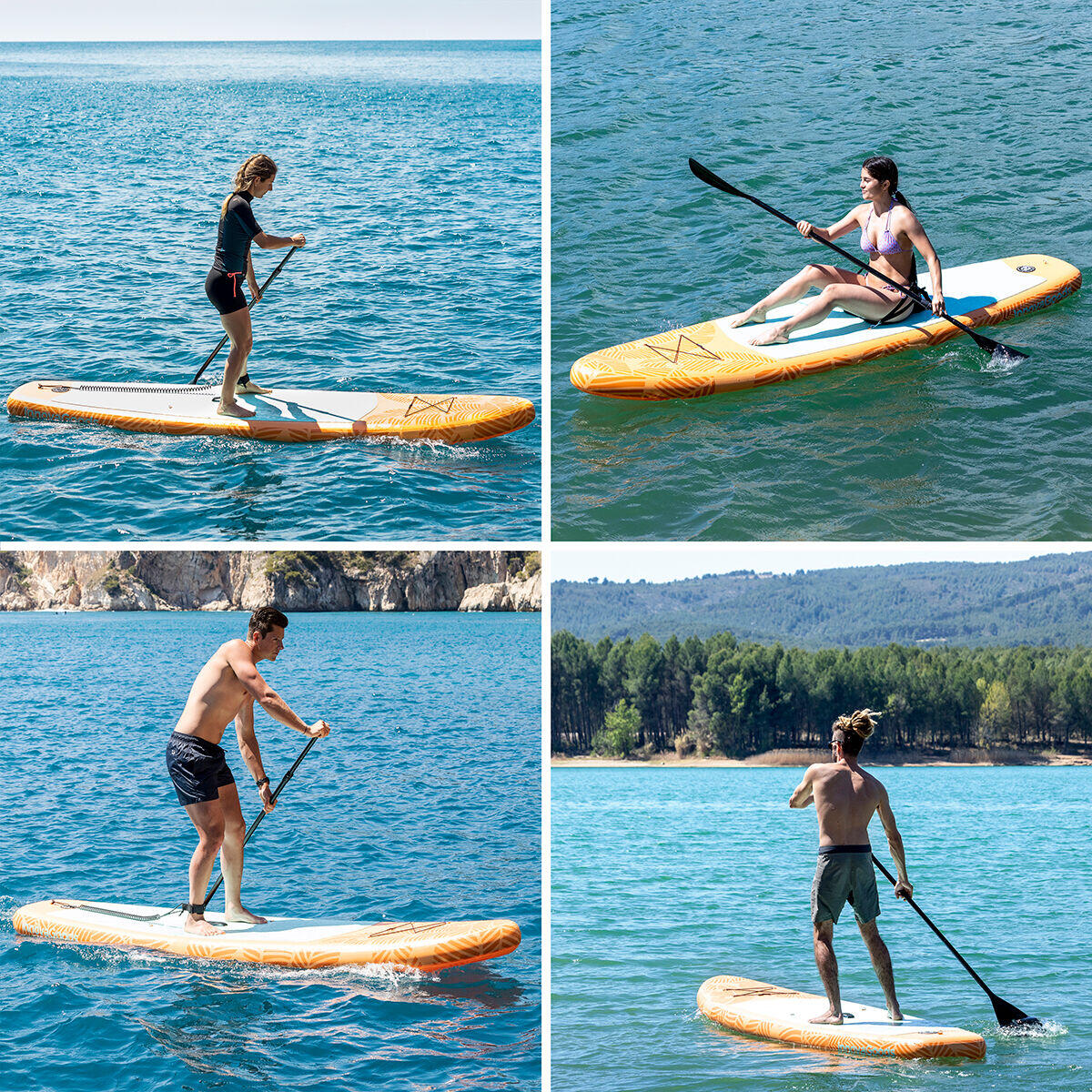 Tabla Paddle Surf 2 en 1 - Aventuras sobre el Agua