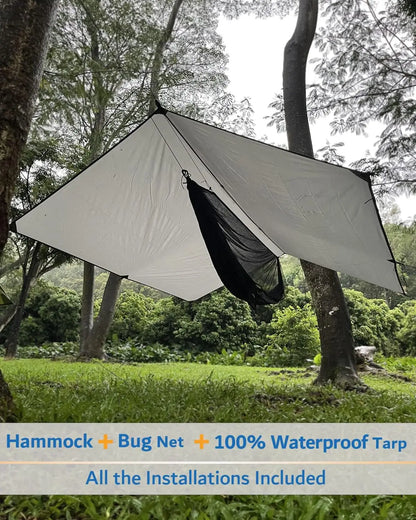 Hamaca de Camping con Mosquitero – Descansa en la Naturaleza