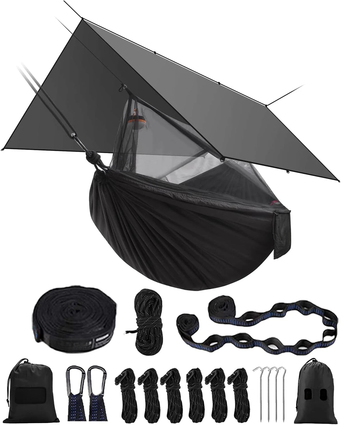 Hamaca de Camping con Mosquitero – Descansa en la Naturaleza