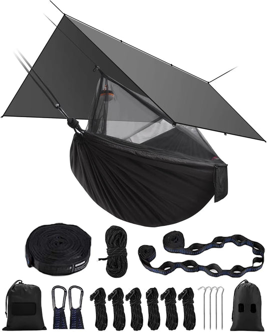 Hamaca de Camping con Mosquitero – Descansa en la Naturaleza