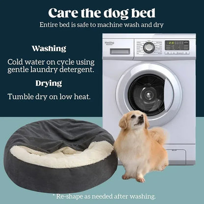 Cama Donut 4 Estaciones – Calor, Comodidad y Estilo para tu Mascota