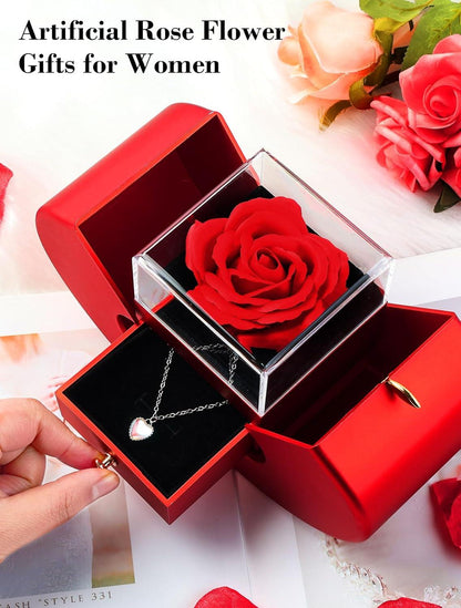 Rosa Preservada en Caja de Regalo – Amor que Dura para Siempre