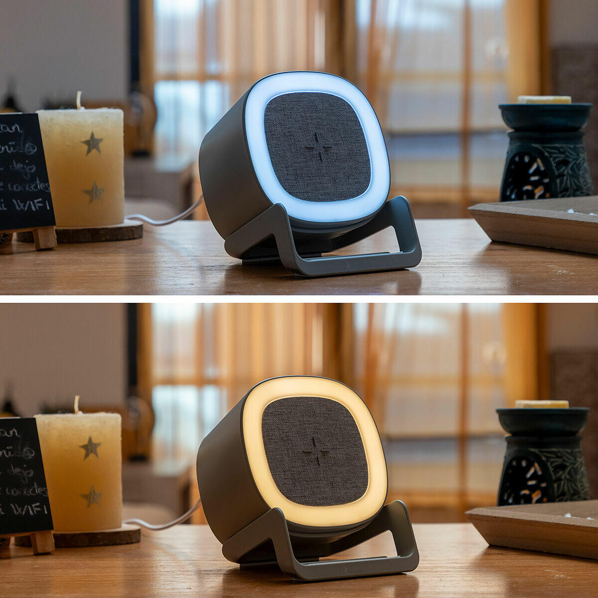 SoundCharge - Altavoz Cargador Inalámbrico con LED