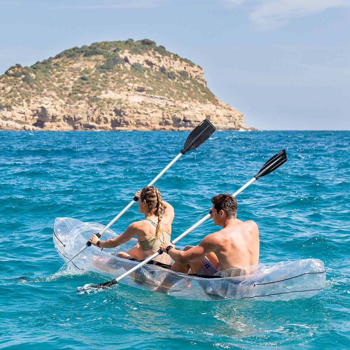 Kayak Transparente Paros – Explora el Agua con Claridad