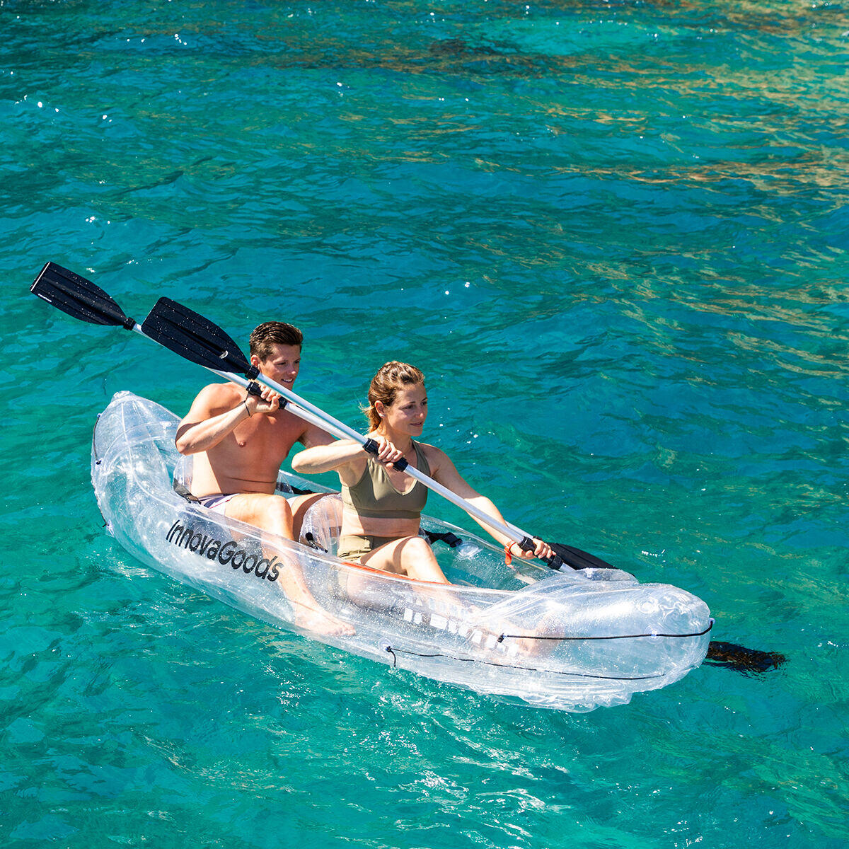 Kayak Transparente Paros – Explora el Agua con Claridad
