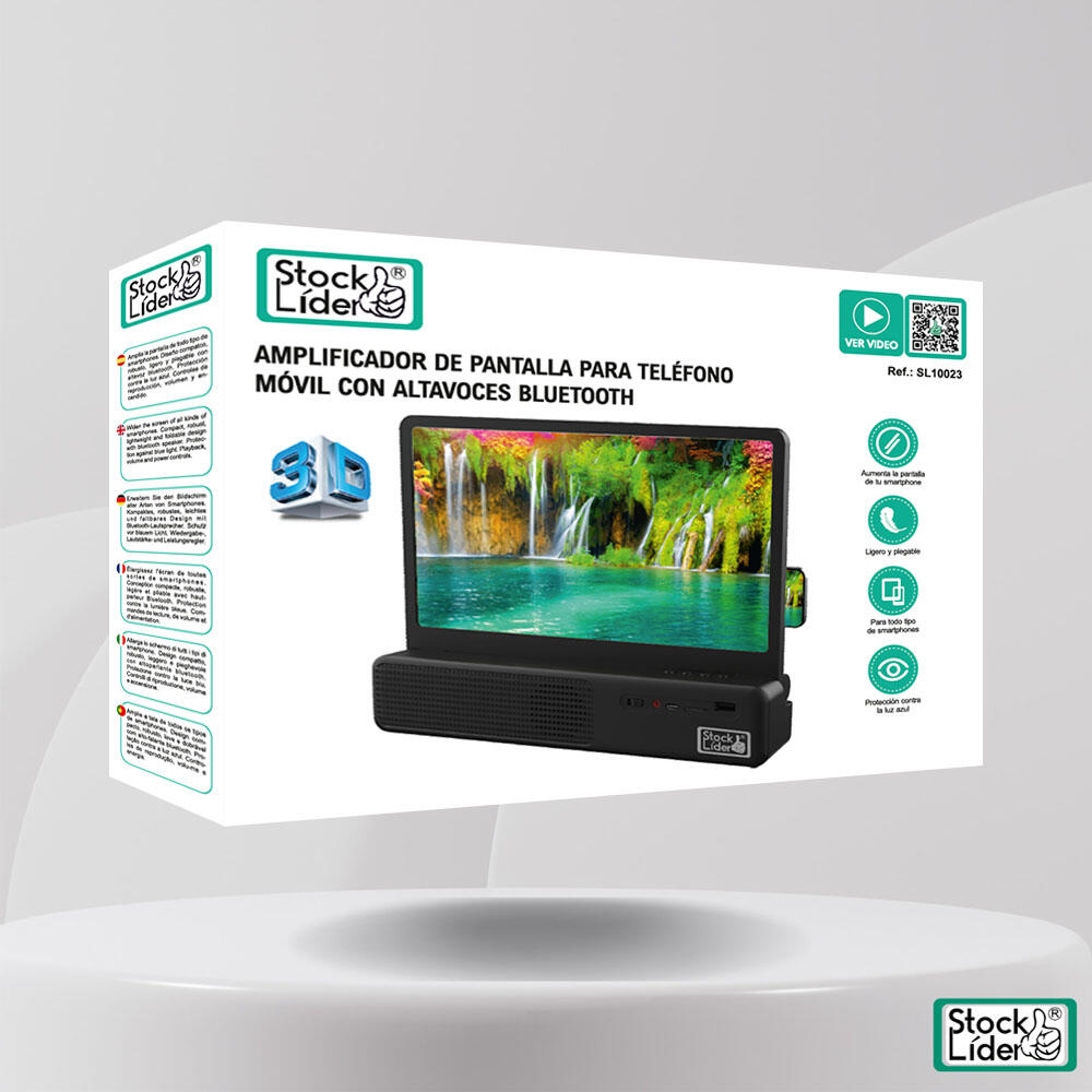 Pantalla Amplificada Bluetooth – Visión Máxima