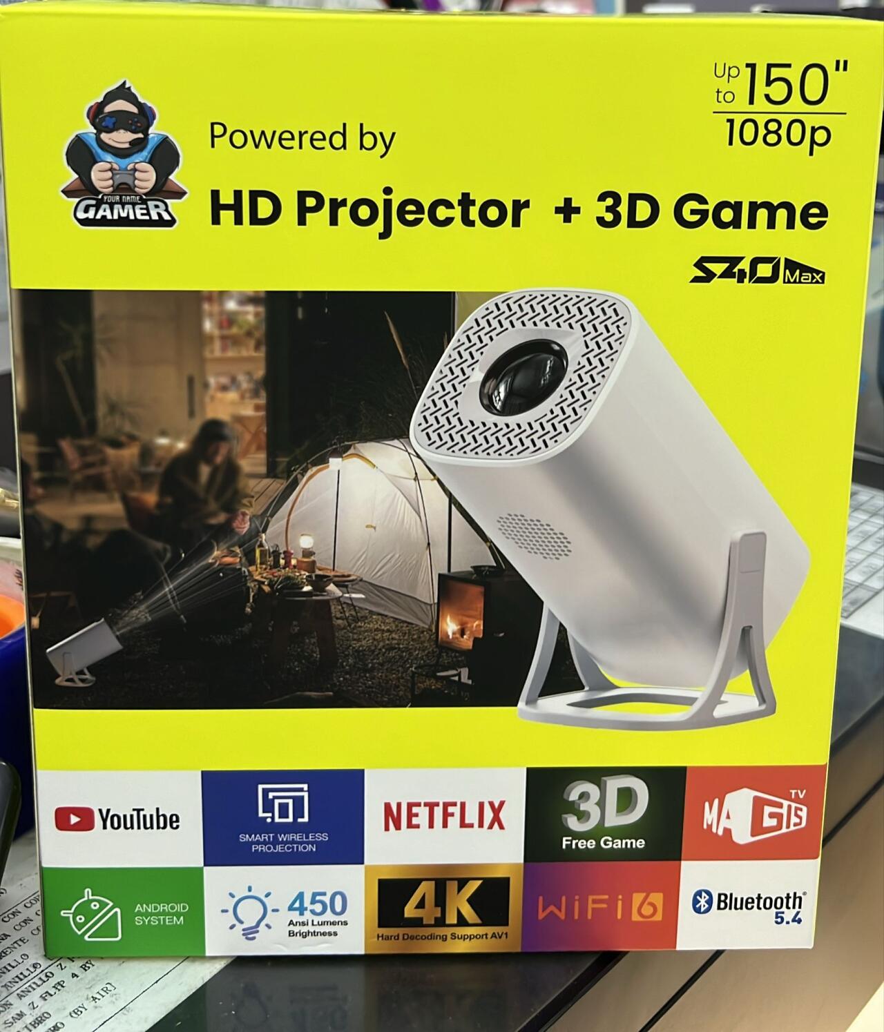 Proyector HD con Juegos - Entretenimiento Total en Gran Pantalla