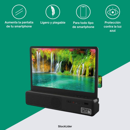 Pantalla Amplificada Bluetooth – Visión Máxima
